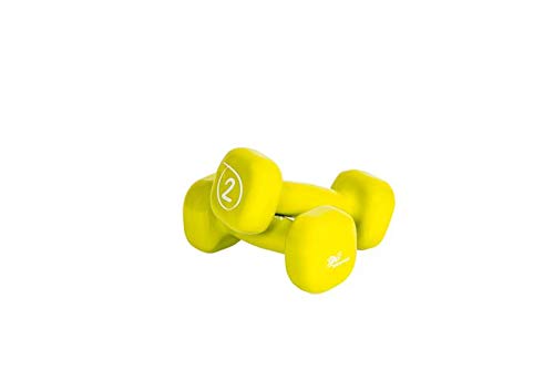 Efit Vinyl Dumbbell 2 kg (Pair) – Durable Hand Weight Set for Fitness & Strength Training
