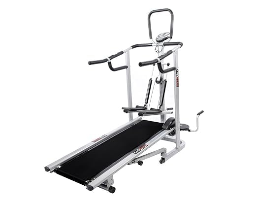 EFIT GLOBAL 4-in-1 Manual Incline Treadmill for Home Workout