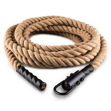 Efit 15ft Thick Jute Climbing Rope (Multicolour) – Heavy-Duty Fitness & Workout Rope