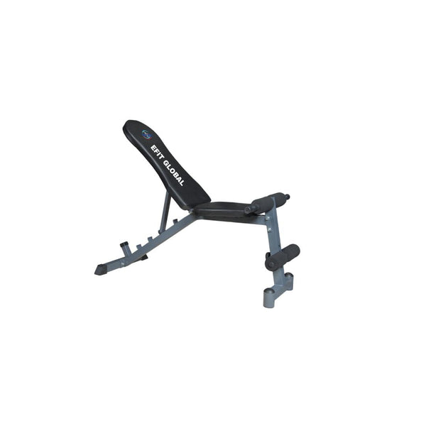 EFIT 3‑in‑1 Adjustable Weight Bench – Incline, Flat & Decline Exercise Bench for Home Gym, Heavy‑Duty Alloy Steel Frame