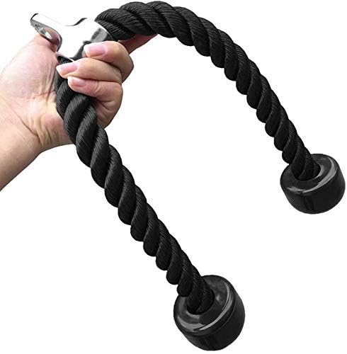 EFIT GLOBAL Fitness Triceps Rope Cable Attachment – Upper Body Gym Accessory