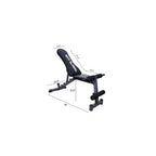 EFIT 3‑in‑1 Adjustable Weight Bench – Incline, Flat & Decline Exercise Bench for Home Gym, Heavy‑Duty Alloy Steel Frame