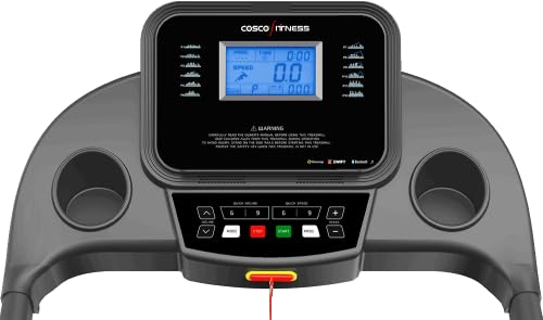 COSCO Sprint 20 Treadmill – Motorized Foldable Home Treadmill with Bluetooth & Auto Incline