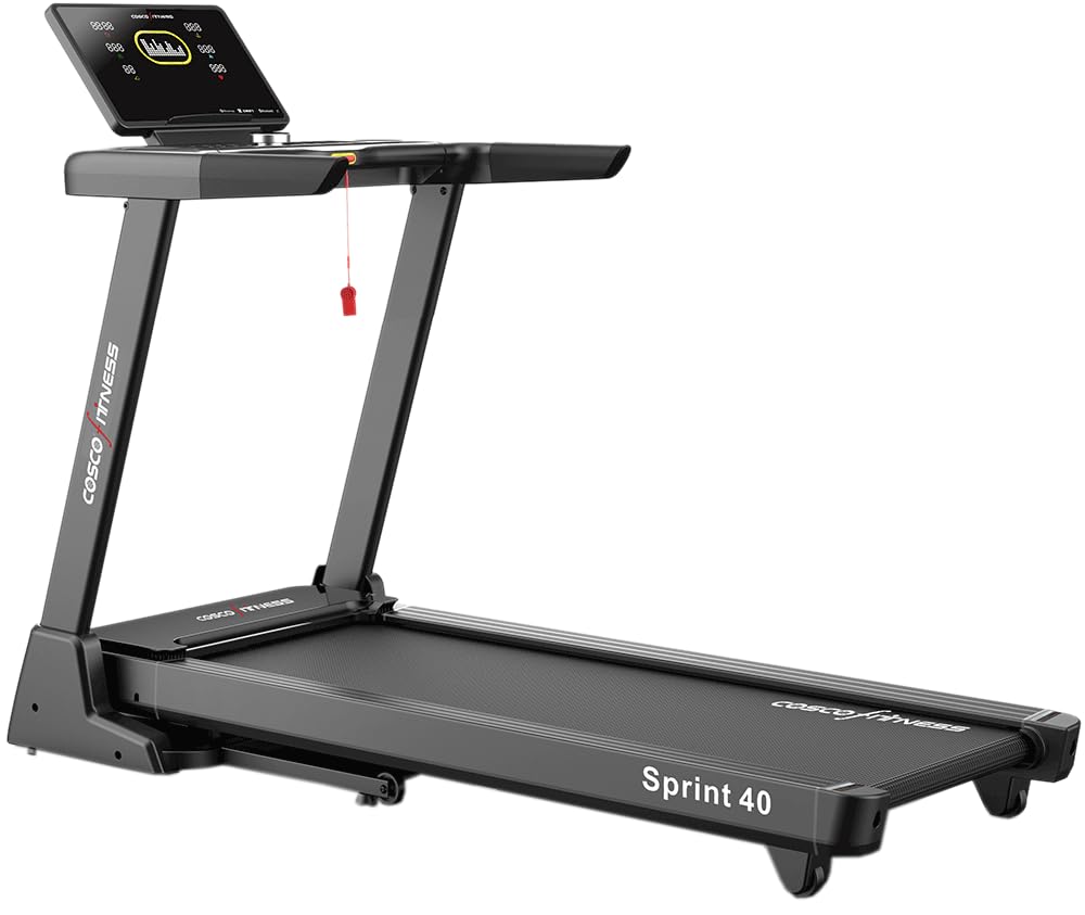 COSCO Sprint 40 Treadmill – High-Performance Motorized Foldable Treadmill with Bluetooth & Auto Incline