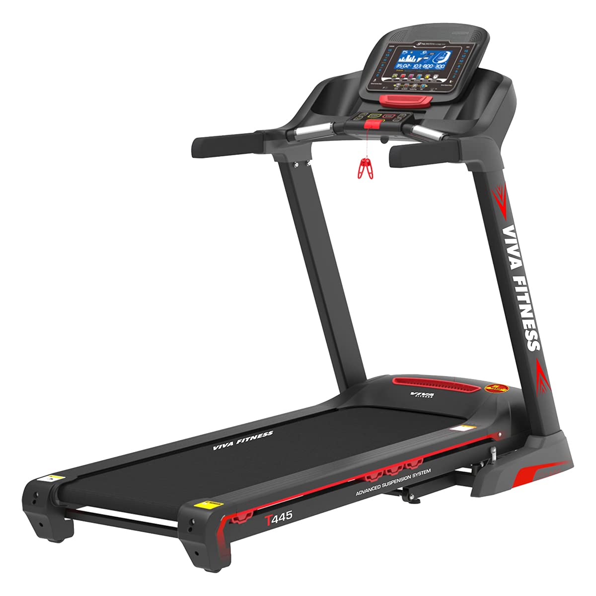 Efit Fitness T‑445 AC Motorized Treadmill – Powerful AC Motor Home Treadmill with Incline & Advanced Features