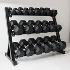 EFIT Solutions Home Gym Rack Stand (Black) – Heavy-Duty Fitness Rack (Dumbbells Not Included)