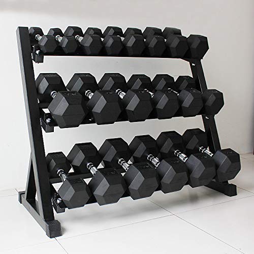EFIT Solutions Home Gym Rack Stand (Black) – Heavy-Duty Fitness Rack (Dumbbells Not Included)