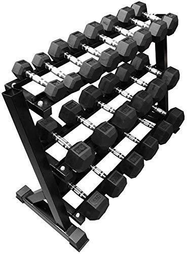 EFIT Solutions Home Gym Rack Stand (Black) – Heavy-Duty Fitness Rack (Dumbbells Not Included)