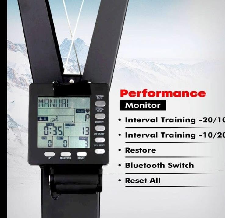 EFIT FITNESS SKI Machine (SKi500) – Air Resistance Ski Trainer for Home & Gym