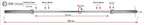 EFIT Steel Olympic Barbell Atlas, 300kg 7.2 feet length