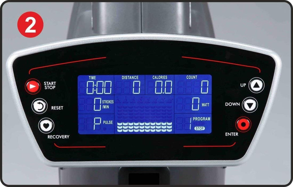 EFIT FITNESS AR‑800 Commercial Air Rower – Dual Resistance Rowing Machine