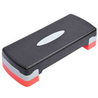 Gym Aerobic Stepper Board with Adjustable Height (Orange) – Fitness Exercise Step Platform