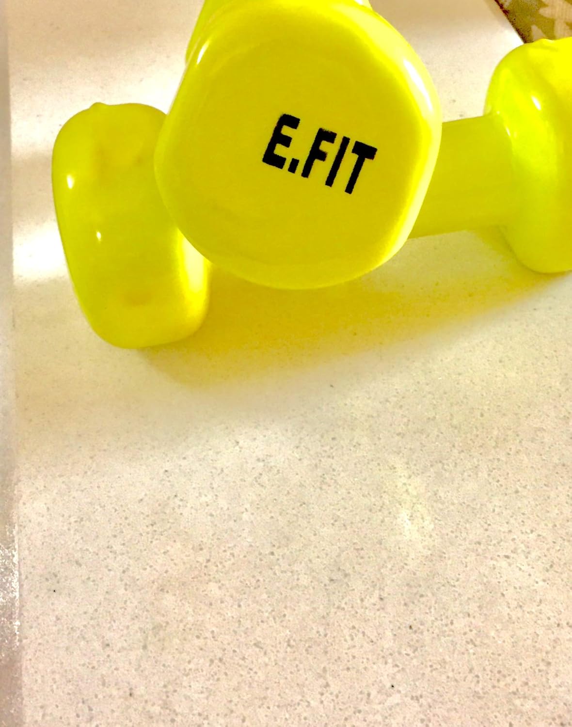Efit Vinyl Dumbbell 2 kg (Pair) – Durable Hand Weight Set for Fitness & Strength Training