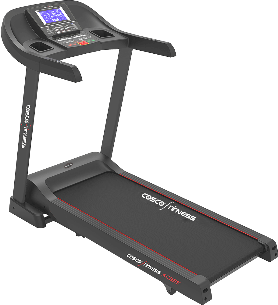 COSCO AC 355 Treadmill – Powerful AC Motor Foldable Home Treadmill with Auto Incline