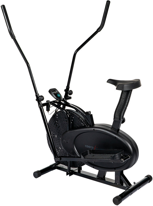 Cosco Home CEB 609 C Upright Bike with 8 Resistance Levels & LCD Monitor