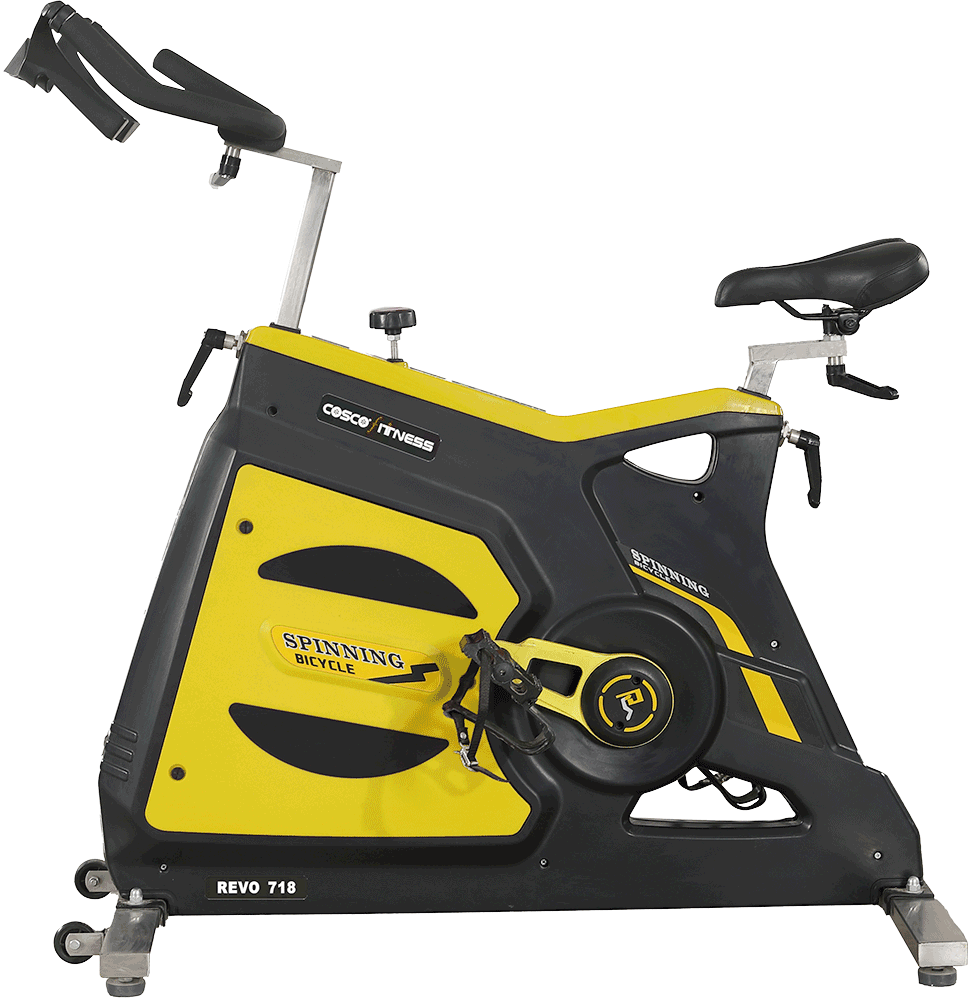 Cosco REVO-718 Group Cycling Exercise Bike – Adjustable Resistance, Heavy Flywheel