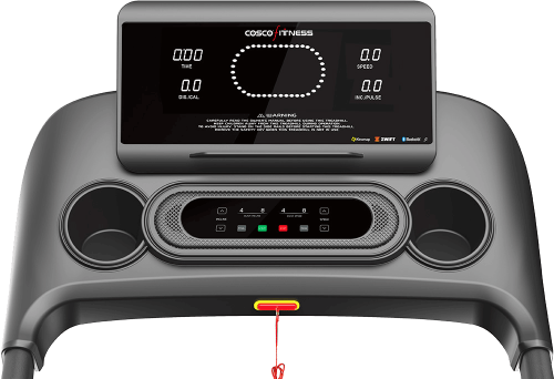 COSCO Sprint 30 Treadmill – Motorized Foldable Home Treadmill with Bluetooth & Auto Incline
