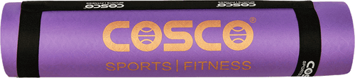 Cosco Active Yoga Mat – Non‑Slip Eco‑Friendly 6 mm Exercise & Yoga Mat with Carry Bag